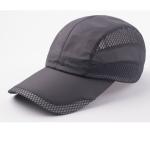 100%ployester Quick embroidered Breathalble Outdoor UV SPF 50 Running Cap