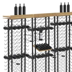 China Wooden Metal Wine Display Racks Shelving Units Shop Fitting Liquor Retail Store factory