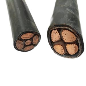 China PVC Jacket NYY 4x25mm2 XLPE Insulation Copper Conductor Power Cable for Low 12V Voltage factory