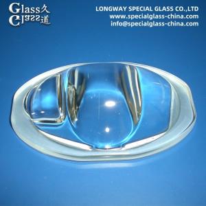 China Resisting High Temperature Cob Led Glass Lens From Borosilicate Glass 3.3 factory