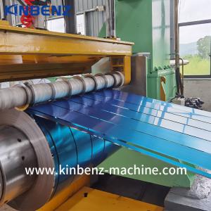 China Full Automatic Metal Coil Slitter Slitting Machine Steel With Film Laminator factory