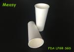 Large / little Size White Single Wall Paper Cups , Hot paper drink cups Non