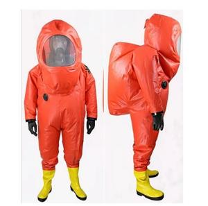 China Chemical Protective Firefighter Suit Enclosed Scba Space factory