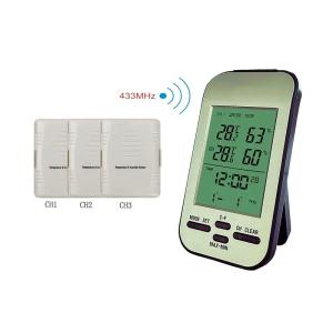 China Indoor Temperature Range Of 0 To 50 ° C Wireless Weather Station With Color Display factory