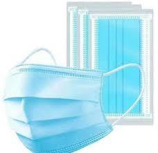 Adults Disposable Protective Mask , Disposable 3 Ply Face Mask High Filtration