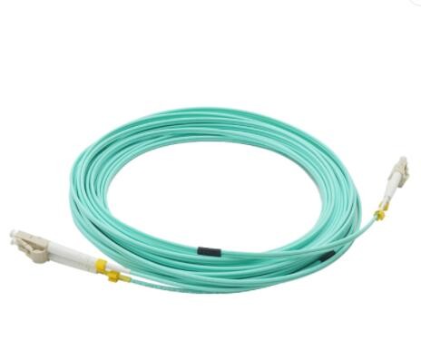 OM3 Duplex Multimode Fiber Optic Patch Cord LC UPC Connector 10m Length