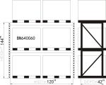 Full Welded Teardrop Pallet Rack Storage Shelves For Warehouse 120 *144 Inch