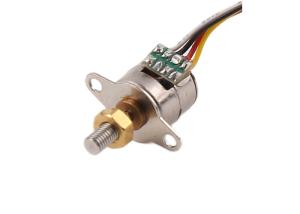 China 5VDC Linear Stage Stepper Motor 10mm Screw Subdivision Stepper Motor 18 degree Step angle factory