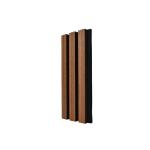 Veneer Finish Acoustic Wood Slat Panels With Felt Backing W600xL2400xT21mm