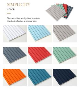 China OEM ODM WPC Fluted Wall Panel Interior Formaldehyde Free factory