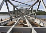 Silver Galvanized Steel Framed Bridge For Industrial Applications