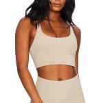 Ribbed Breathable Yoga Activewear Sets 260gsm High Waist Hip Lift Biker Shorts