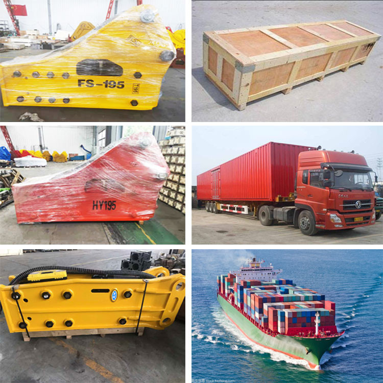 HANYUN Skid Loader Hydraulic Breakers For Demolition High Strength Steel