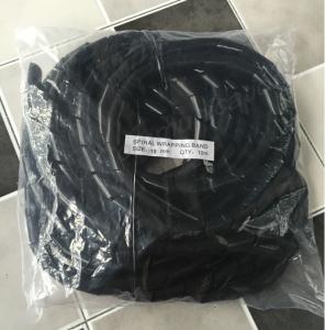 China PE Spiral Wrapping Bands Cable Management Black White Computer Cable Wire Manager factory