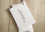 Lightweight Garment Swing Tags / Clothing Hang Tags With String SGS Approval