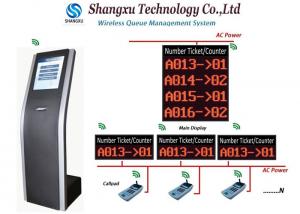 China Bank Service Counters Web Based Queue Management System QMS Queuing Ticket Machine on sale