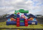 Commercial Inflatable Amusement Park / Zoo Jumping Castle 7x7m 0.55mm PVC