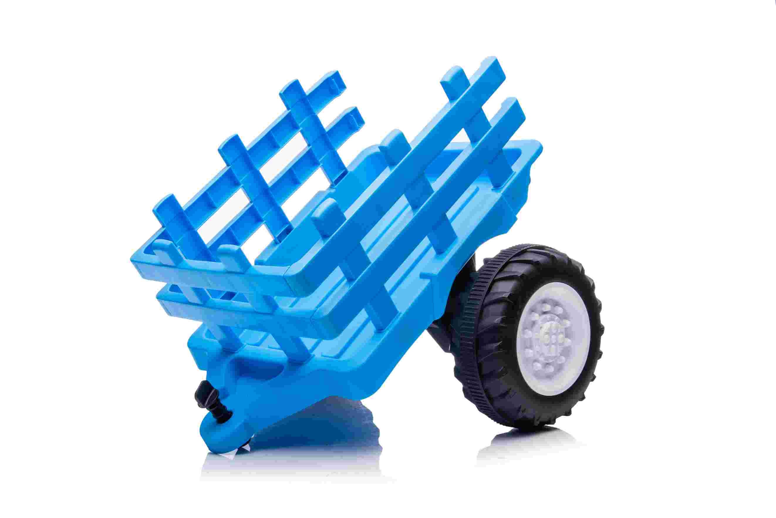 A pedal-powered ride on tractor and trailer for children of 3+ years | Adjustable for bigger kids | Easy Assembly