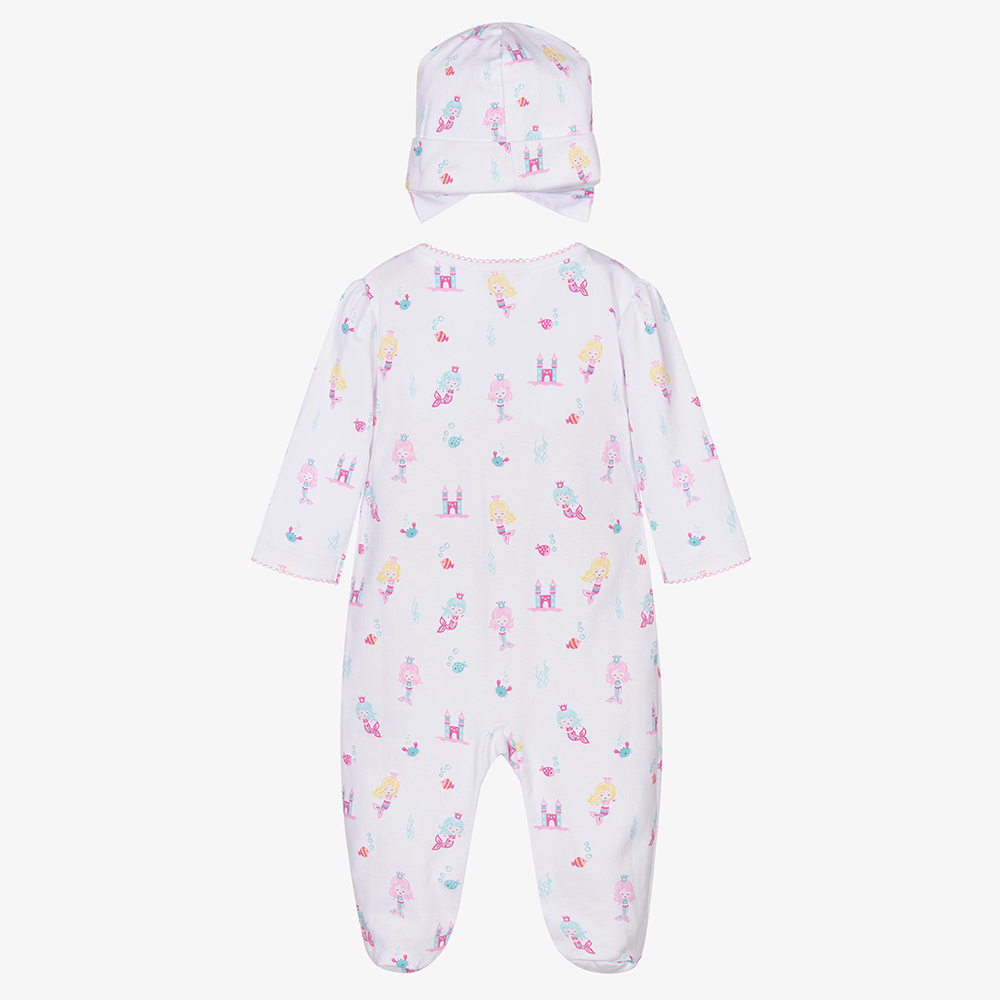 Autumn Newborn Baby Romper with Hat 2pcs Set Long Sleeved Printed Cotton Infant Girl Boy One-piece Jumpsuit