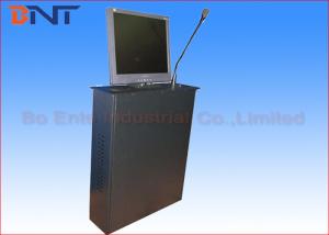 China Office Meeting Room LCD Motorized Lift With Discussion Microphone factory