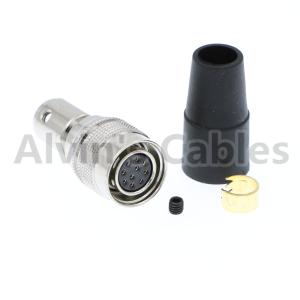 China Durable Circular Electrical Connectors 10 Pin Circular Connector HR10A-10P-10S Hirose 10 Pin Female factory