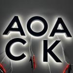 Outdoor And Indoor Luminous Letters Stainless Steel 3d Led Metal Backlit Letter