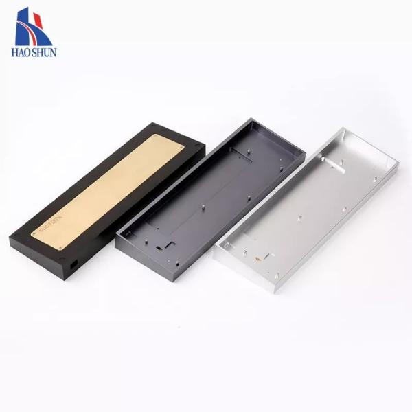 China Custom OEM High Precision Multicolor Anodizing Aluminum Plastic CNC Machining Parts Mechanical Keyboard Case factory