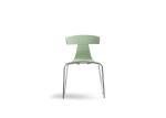 Polypropylene Metal Indoor Outdoor Chairs For Hotel Cafe