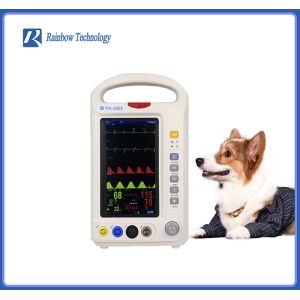 China High Accuracy Multiparameter Veterinary Monitor with USB Data Transfer for Safety on sale