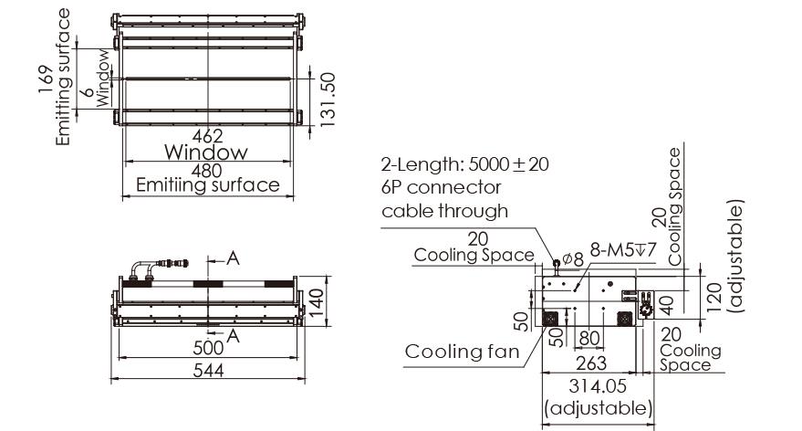 Custom Vault Light Machine Vision LED Lighting High Intensity Illumination High Power LEDs