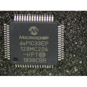 DSPIC33EP128MC206-I/PT MCU 16 Bit DsPIC RISC 128KB Flash 3.3V 64 Pin