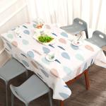 Plastic PEVA Custom 54*108 Inch Logo Printed Tablecloth For Wedding
