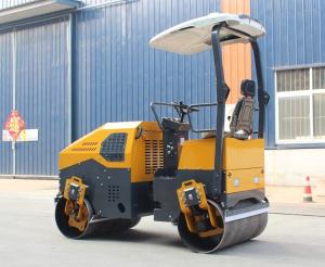 China Manufacturing Plant Double Drum Diesel Engine Road Roller with HYDAC Hydraulic Valve factory