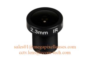 China 1/3&quot; 2.3mm F2.2 3.5Megapixel M12x0.5 mount 172degree wide angle prime lens for OV4689 factory