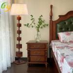 Beige Lampshade with Warm and Eye Protecting Modern Floor Light