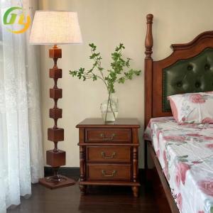 China Beige Lampshade with Warm and Eye Protecting Modern Floor Light factory