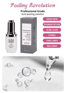 China Professional Grade Skin Exfoliation Serum Set Skin Care Products Cleaning Repairing Skin Revitalize Exfoliating Solution factory