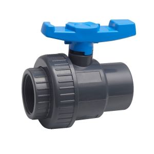 Socket or Threaded Connection Form White Popular Pn10 Standard Plastic Single