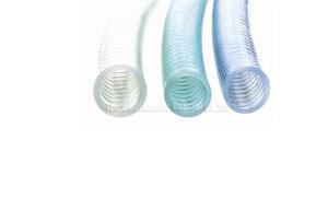 China Light Weight PVC Pneumatic Air Hose 1/4&quot; Inner Diameter , Steel Wire Reinforced Pipe factory