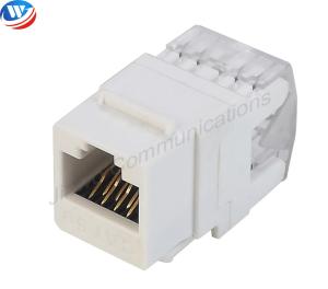 China CAT5E Toolless Keystone Jack Gold Plating factory