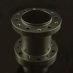 40mm Black Aluminum 6 Bolt Steering Wheel Adapter D88x44MM