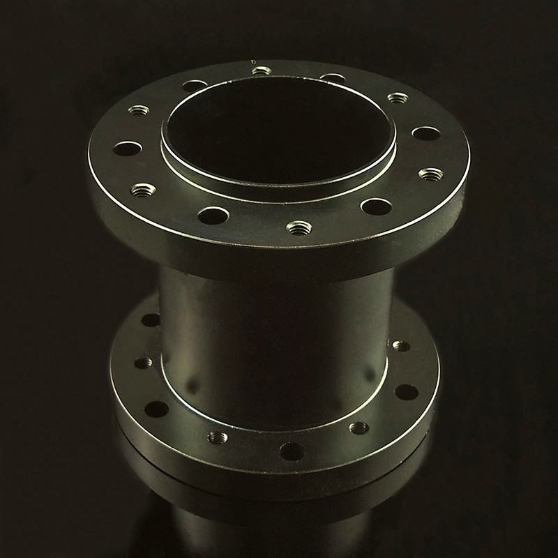 70mm Black Aluminum Steering Wheel Adapter /Steering Wheel Hub Spacer