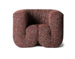 100*85*75 cm Hotel Lobby Furniture Fabric U Shaped Creative Single Leisure Chair