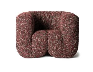 China 100*85*75 cm Hotel Lobby Furniture Fabric U Shaped Creative Single Leisure Chair factory