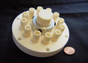 China Alumina Zirconia Ceramic Parts Components with Special Sliding and Sealing Characteristics factory