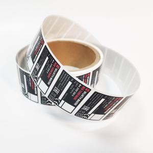 China Industrial Paper Printable Packaging Label Stickers Permanent Matte on sale
