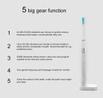 IPX7 Unfolded 300g 700mAh Rechargeable Electric Toothbrush