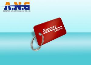 China Custom plastic Printed UHF RFID Key Fob 860 - 960 MHz for Club factory