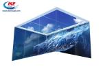 Advertising Naked Eye 3D LED Display 90 Degree P6 Full Color Outdoor LED TV