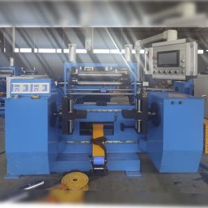 China Automatic Reactor Coil Winding Machine PLC Control Copper Foil Winding Machine factory